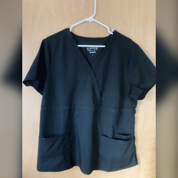 Scrubology Tops - Black Scrub Top